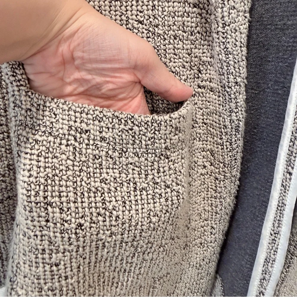ASTR Tweed Knit Blazer Cardigan M | Scandi Minimalist Quiet Luxury Bouclé Jacket - Picture 3 of 9